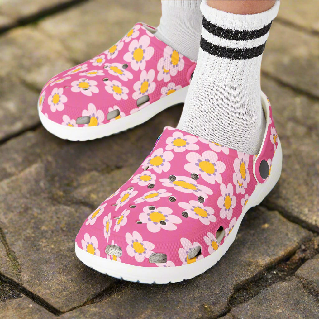 Kids' Floral EVA Foam Clogs - Comfortable Summer Footwear - Kim’s Signature Beauty & Accessories    