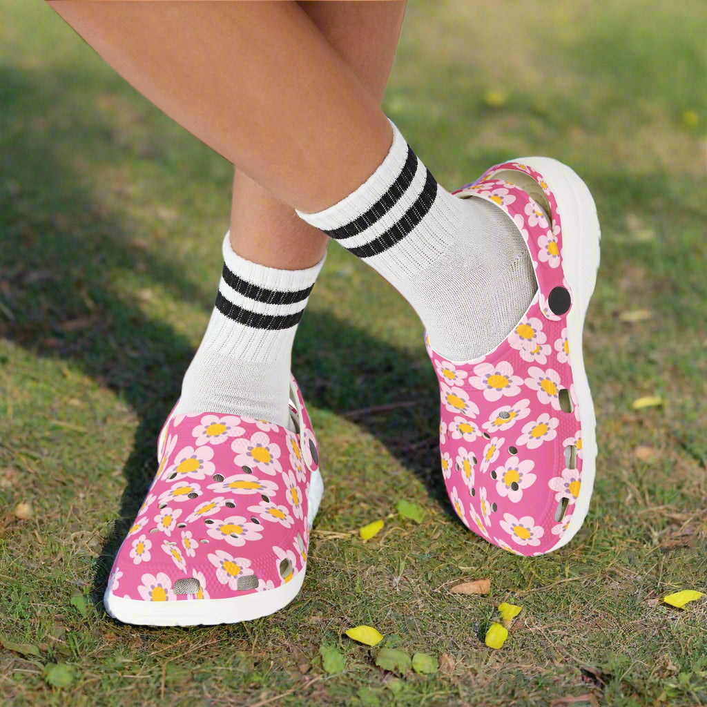 Kids' Floral EVA Foam Clogs - Comfortable Summer Footwear - Kim’s Signature Beauty & Accessories    