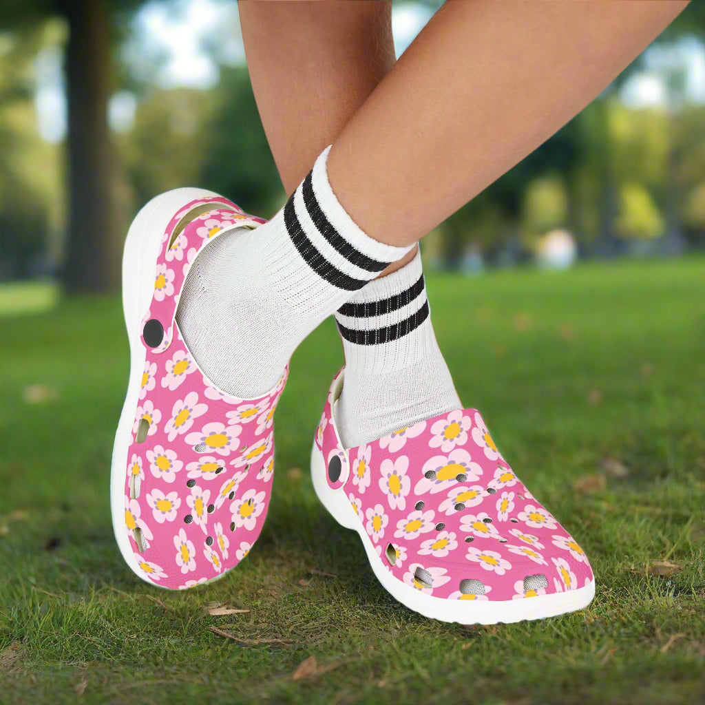 Kids' Floral EVA Foam Clogs - Comfortable Summer Footwear - Kim’s Signature Beauty & Accessories    