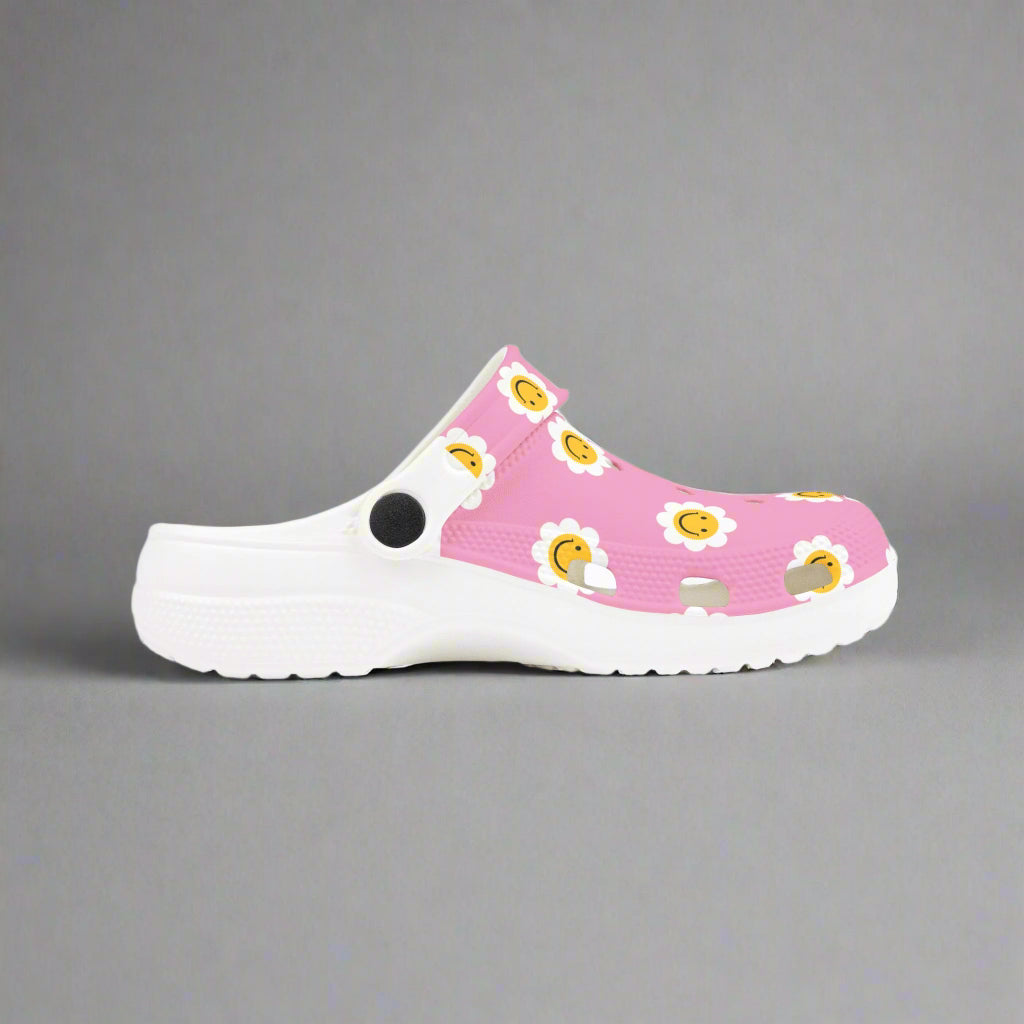 🌸🌼 Kids' Happy Flower Clogs - Pink Clogs - Kim’s Signature Beauty & Accessories    