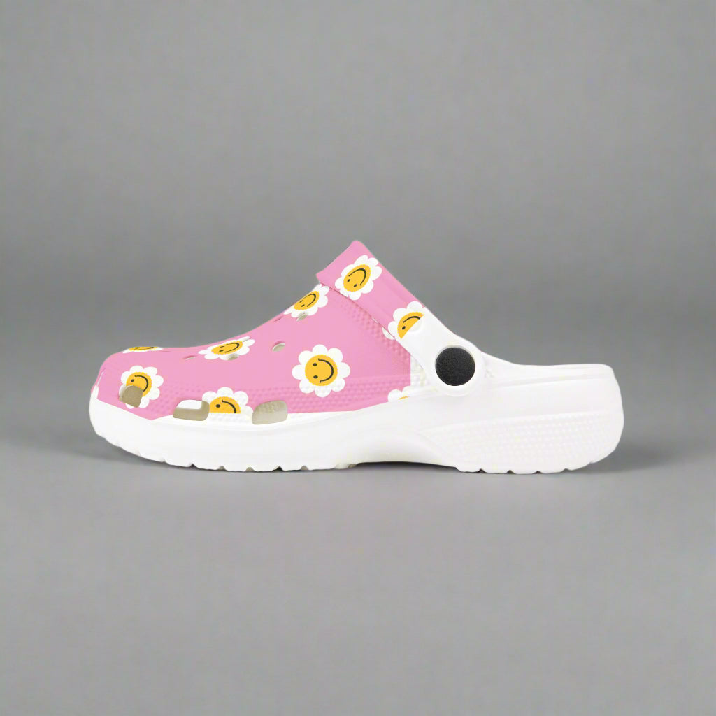 🌸🌼 Kids' Happy Flower Clogs - Pink Clogs - Kim’s Signature Beauty & Accessories    