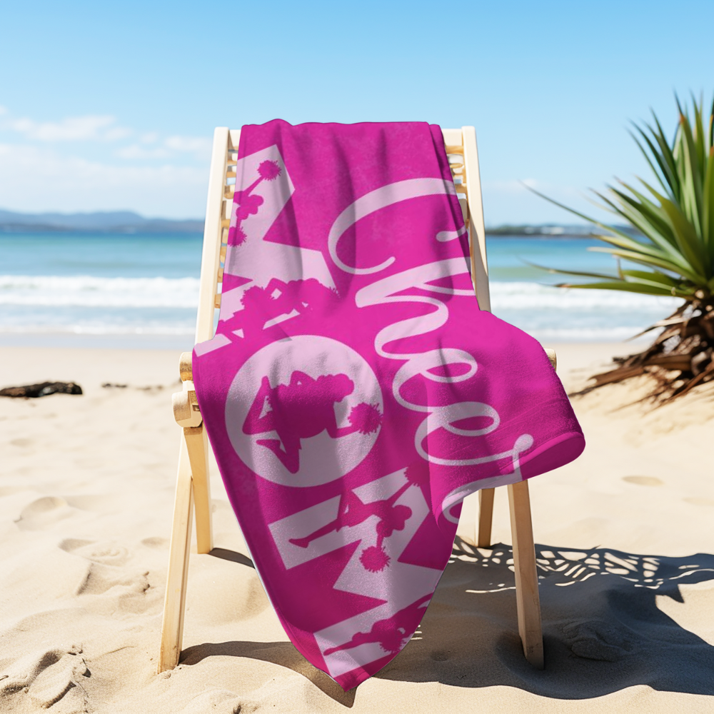 Cheer Mom Beach Towel - Kim’s Signature Beauty & Accessories    