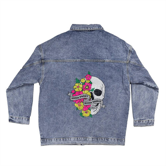 Kinda Savage Jean Jacket - Kim’s Signature Beauty & Accessories    