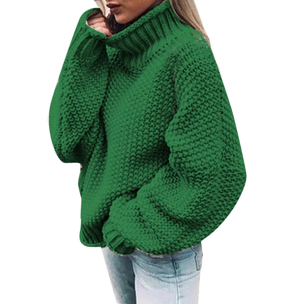 Knitted Turtleneck Sweater - Kim’s Signature Beauty & Accessories    