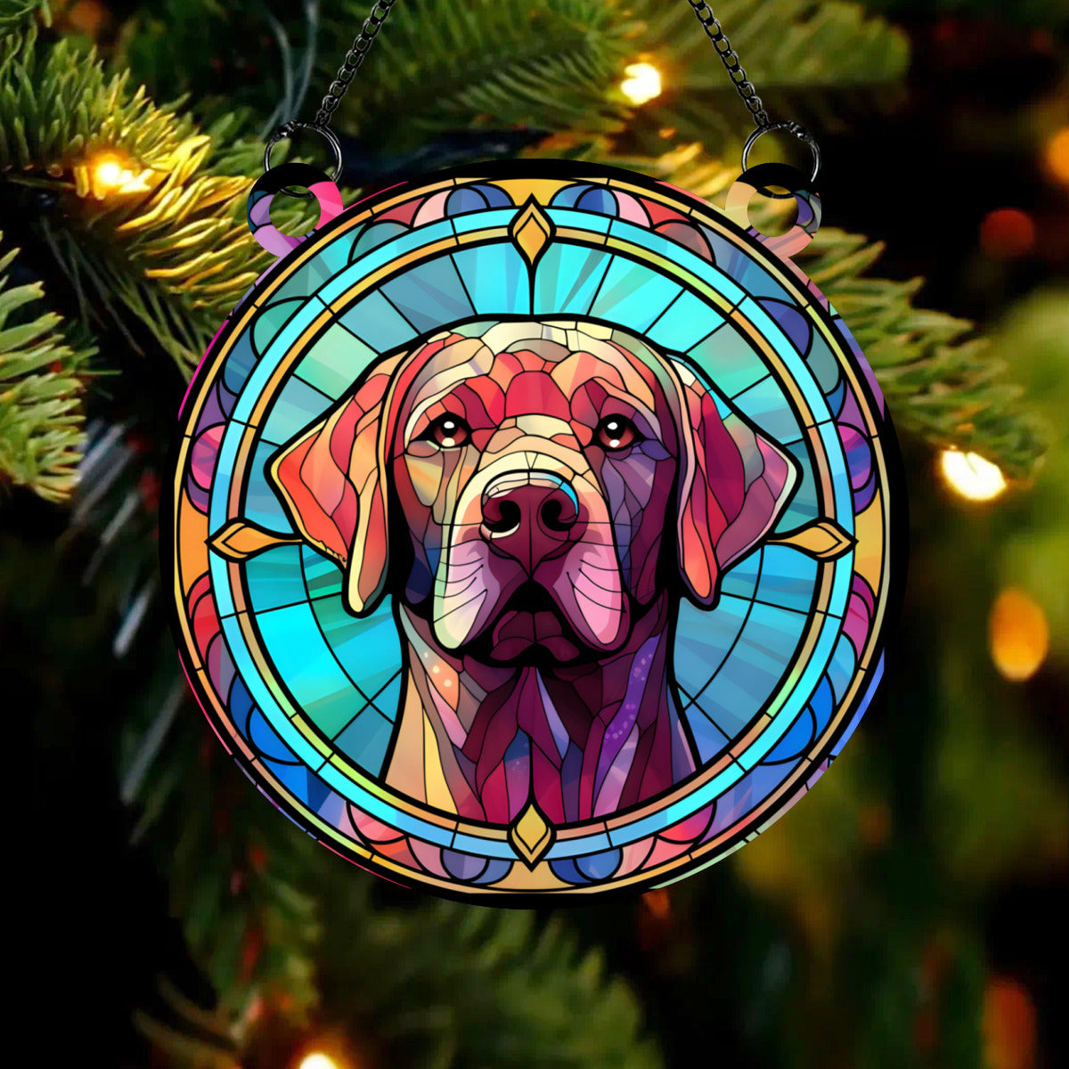 Labrador Stained Glass - Kim’s Signature Beauty & Accessories    