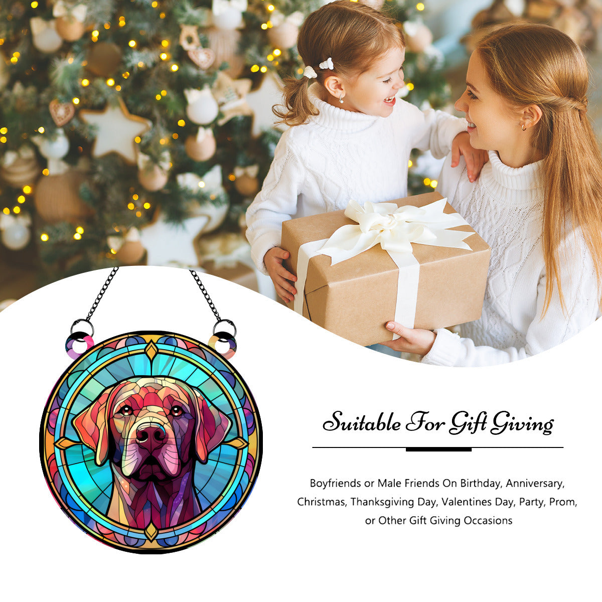 Labrador Stained Glass - Kim’s Signature Beauty & Accessories    