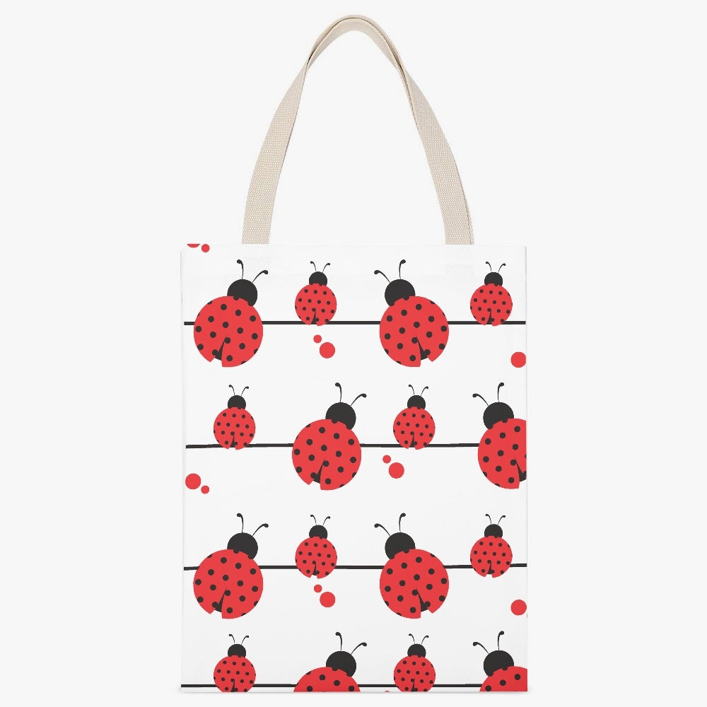 Lady Bugs Canvas Tote Bag - Kim’s Signature Beauty & Accessories    
