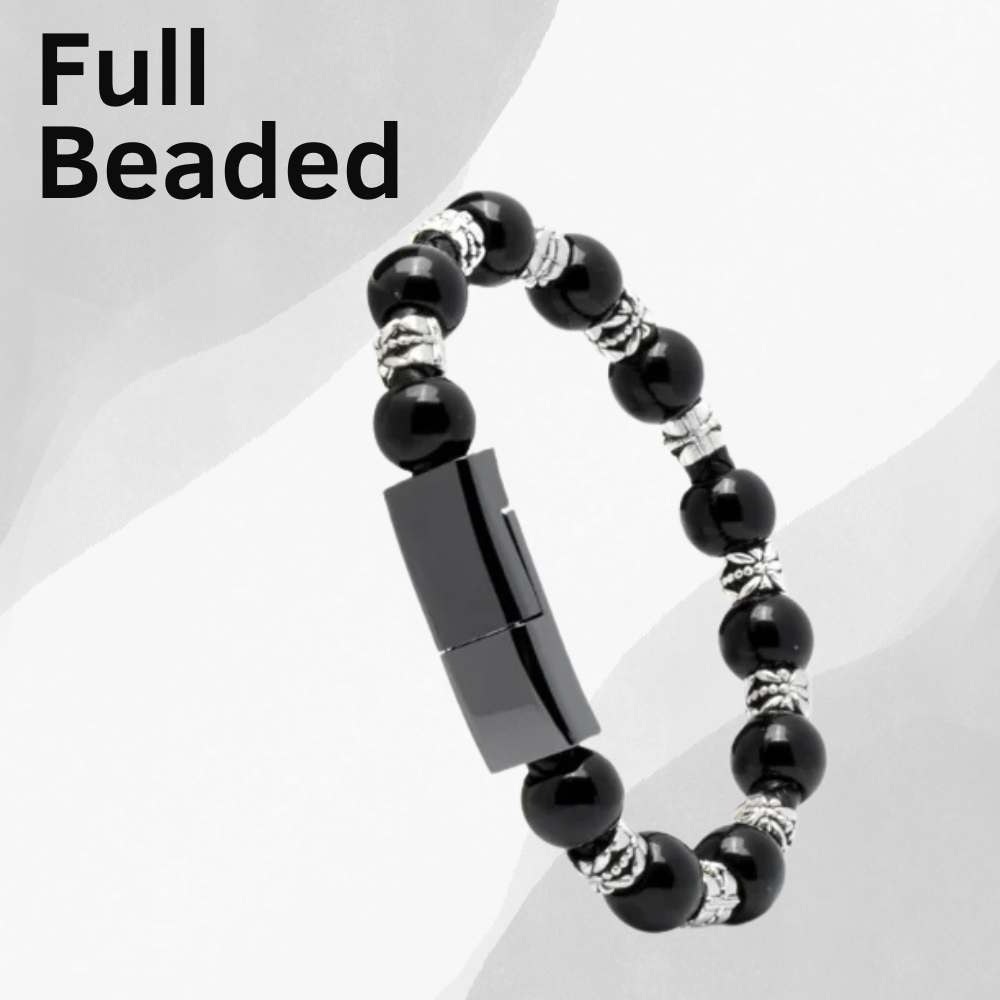 Leather Bracelet Phone Charger – USB Type C & Micro USB - Kim’s Signature Beauty & Accessories    