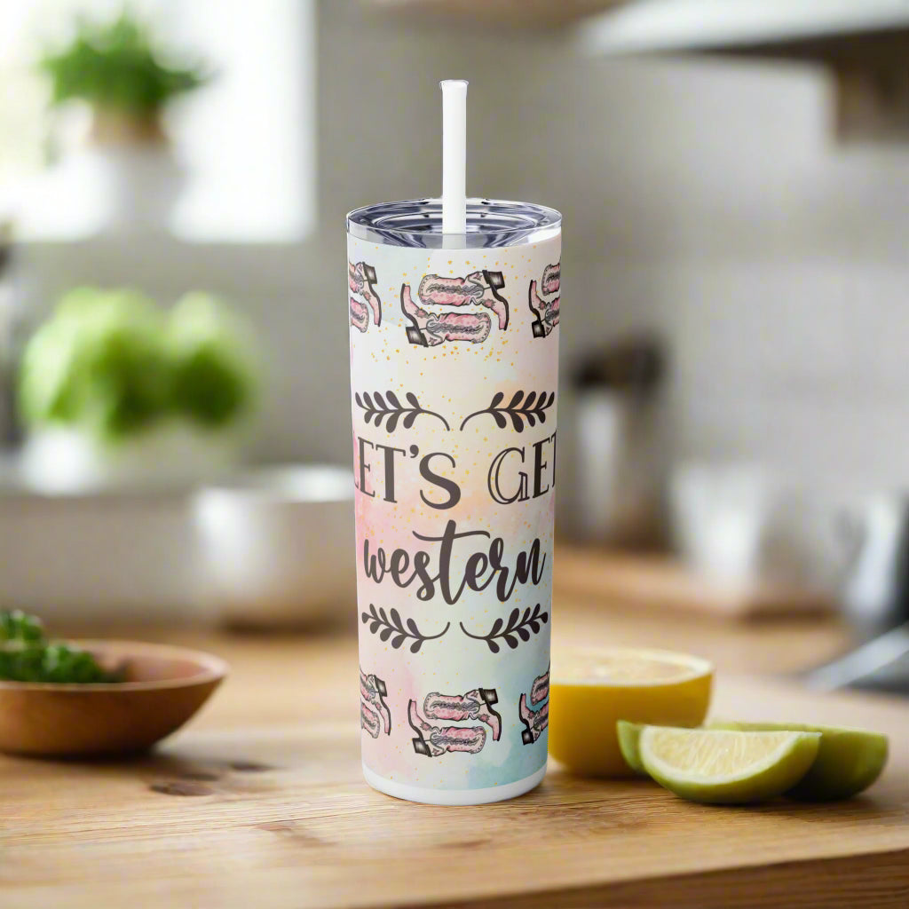 Let's Get Western | Maars Tumbler with Straw, 20oz - Kim’s Signature Beauty & Accessories    