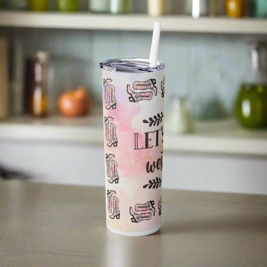 Let's Get Western | Maars Tumbler with Straw, 20oz - Kim’s Signature Beauty & Accessories    