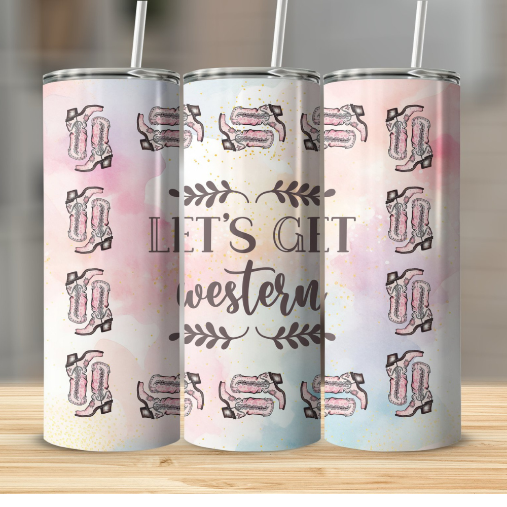 Let's Get Western | Maars Tumbler with Straw, 20oz - Kim’s Signature Beauty & Accessories    