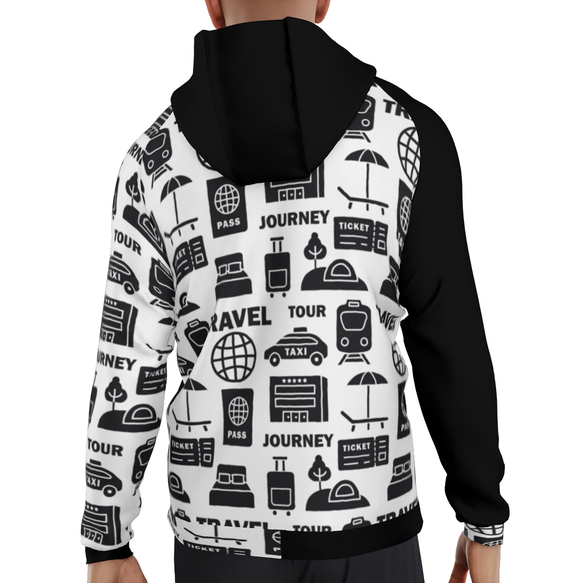 Let’s Travel Zip-Up Hoodie - Kim’s Signature Beauty & Accessories    