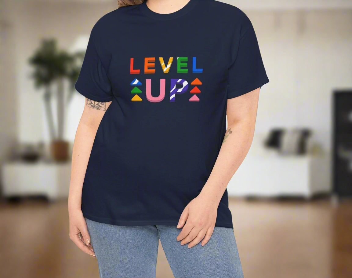 Level Up Gamer Cotton Tee - Kim’s Signature Beauty & Accessories    