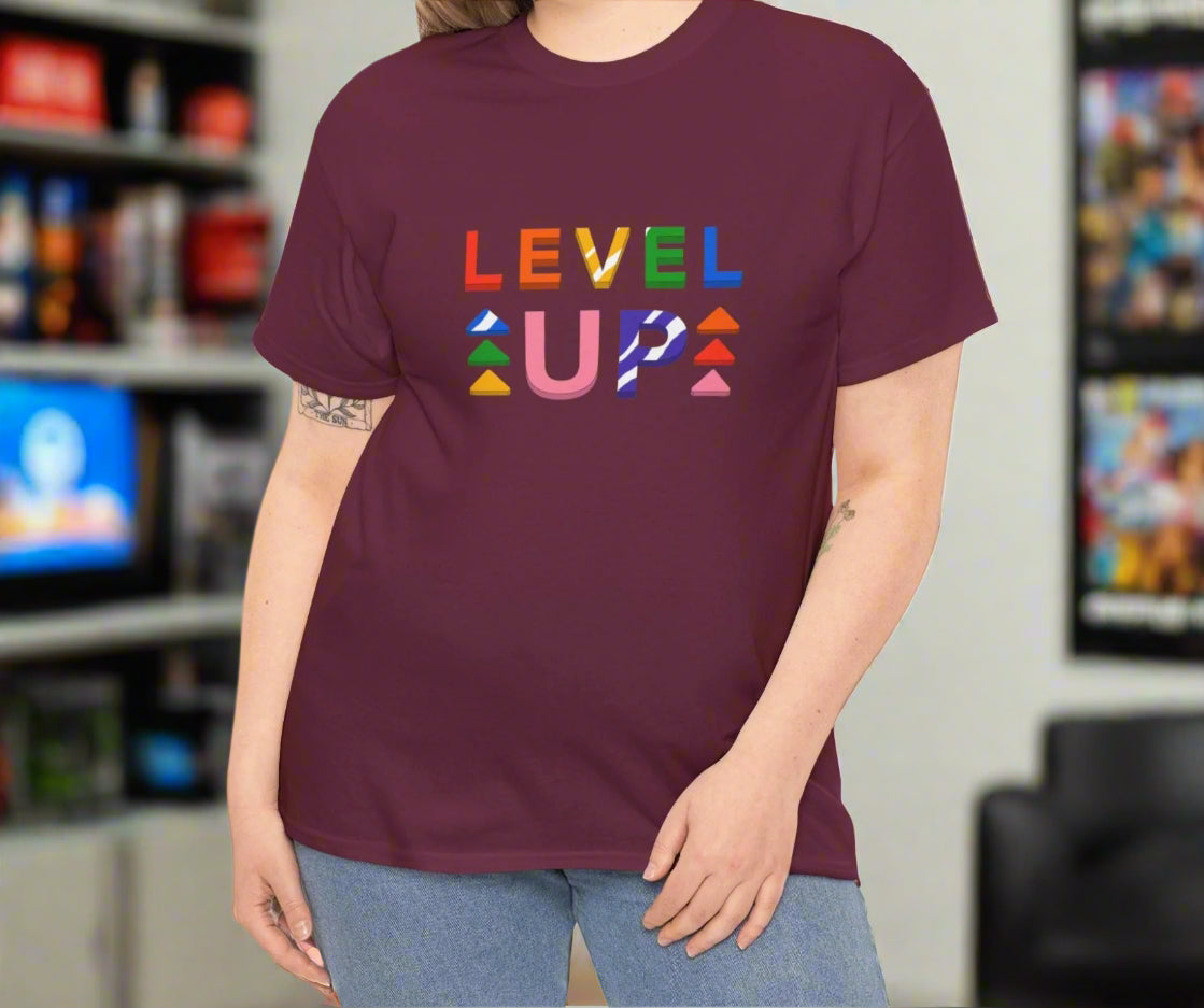 Level Up Gamer Cotton Tee - Kim’s Signature Beauty & Accessories    