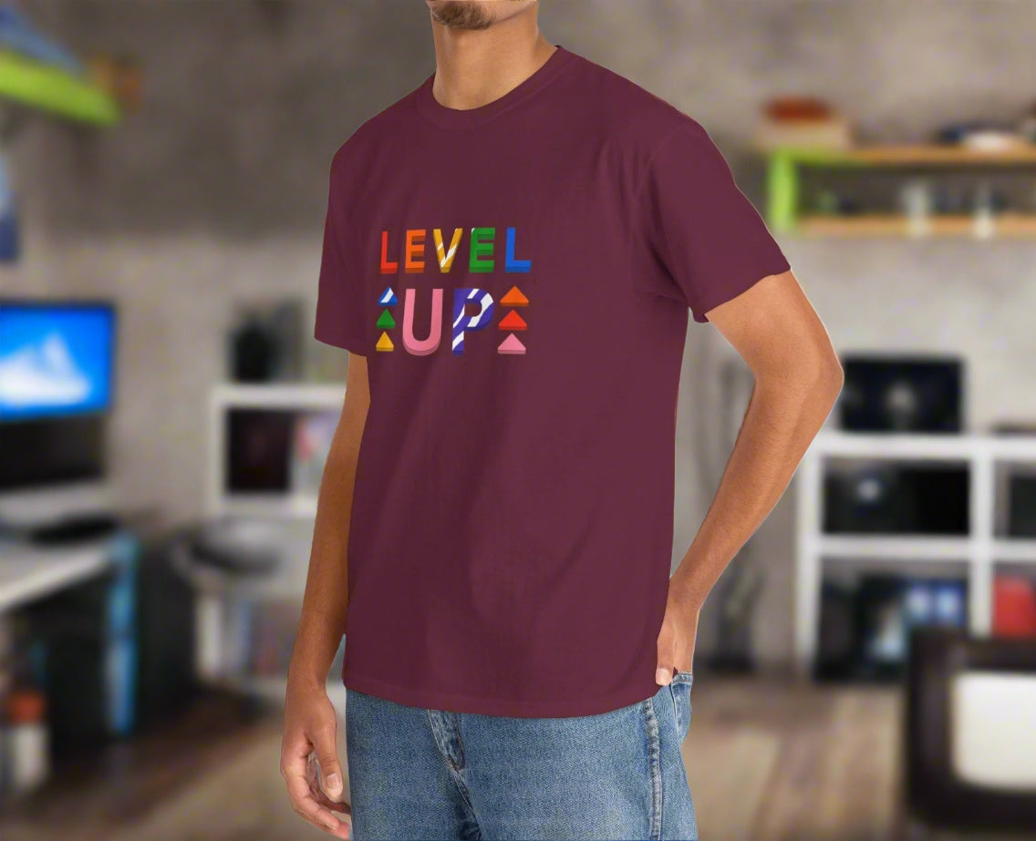 Level Up Gamer Cotton Tee - Kim’s Signature Beauty & Accessories    