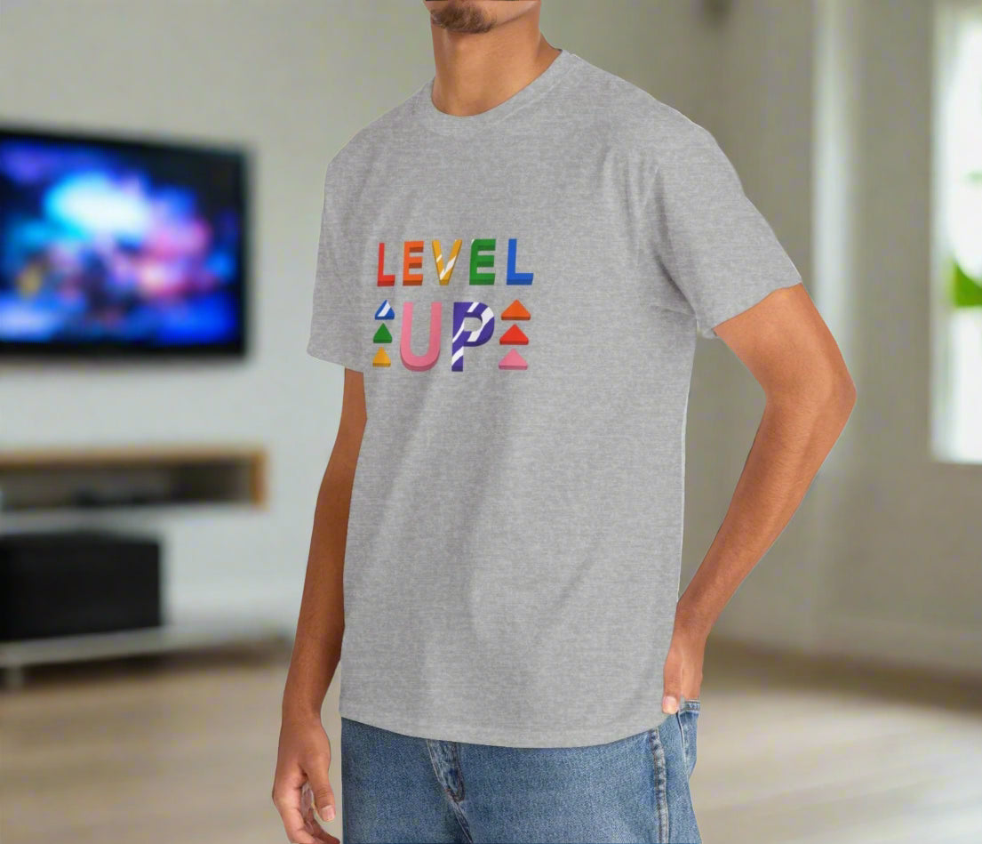 Level Up Gamer Cotton Tee - Kim’s Signature Beauty & Accessories    