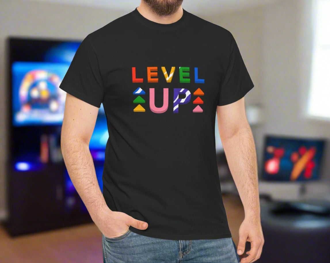 Level Up Gamer Cotton Tee - Kim’s Signature Beauty & Accessories    