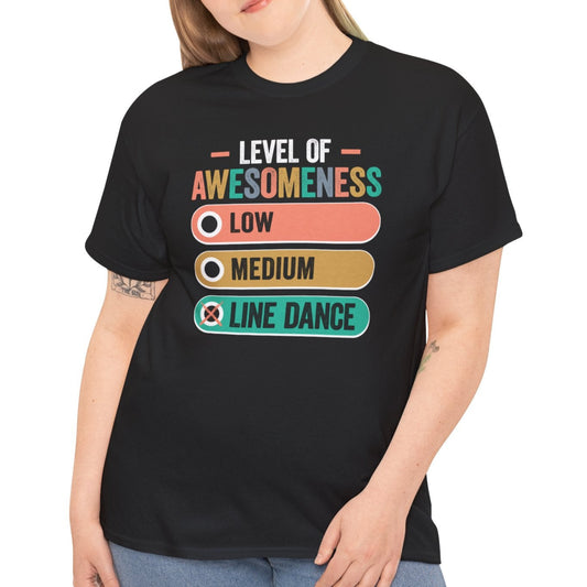 Level of Awesomeness Cotton Tee - Kim’s Signature Beauty & Accessories    