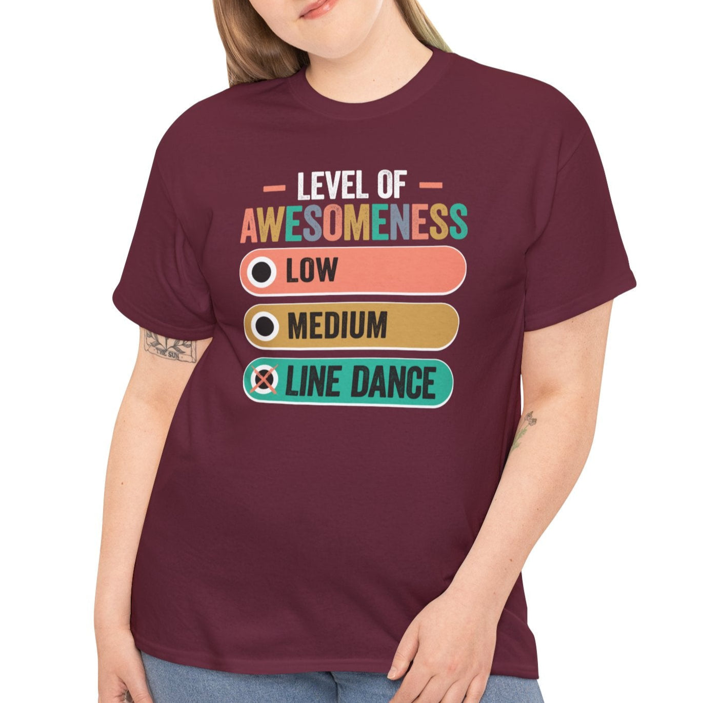 Level of Awesomeness Cotton Tee - Kim’s Signature Beauty & Accessories    