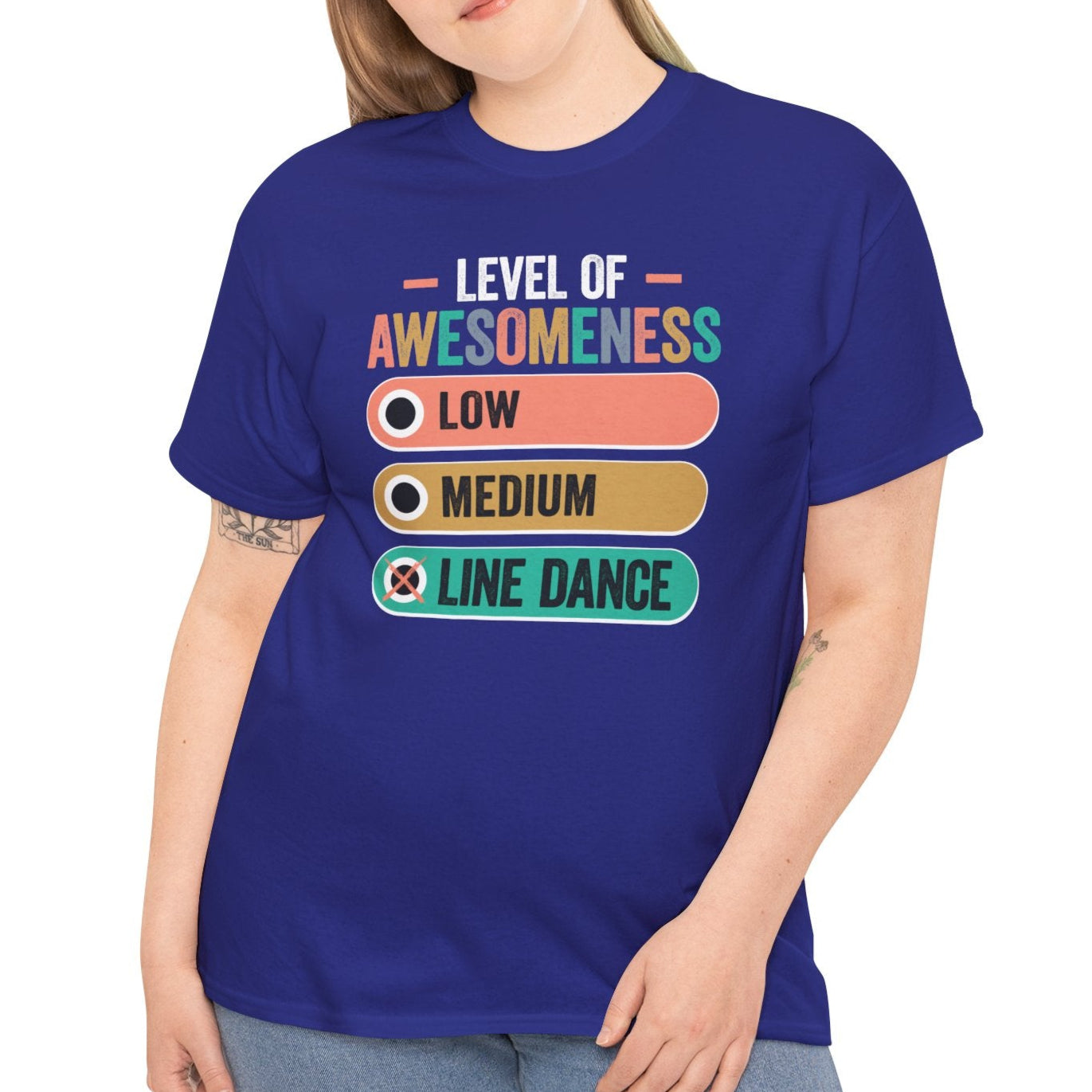 Level of Awesomeness Cotton Tee - Kim’s Signature Beauty & Accessories    