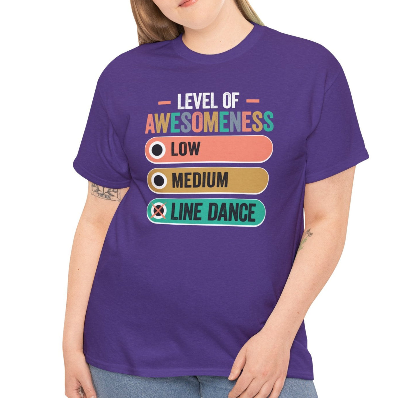 Level of Awesomeness Cotton Tee - Kim’s Signature Beauty & Accessories    