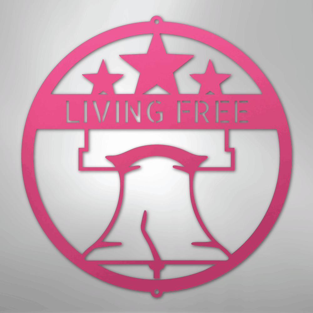 Liberty Bell Monogram - Steel Sign - Kim’s Signature Beauty & Accessories