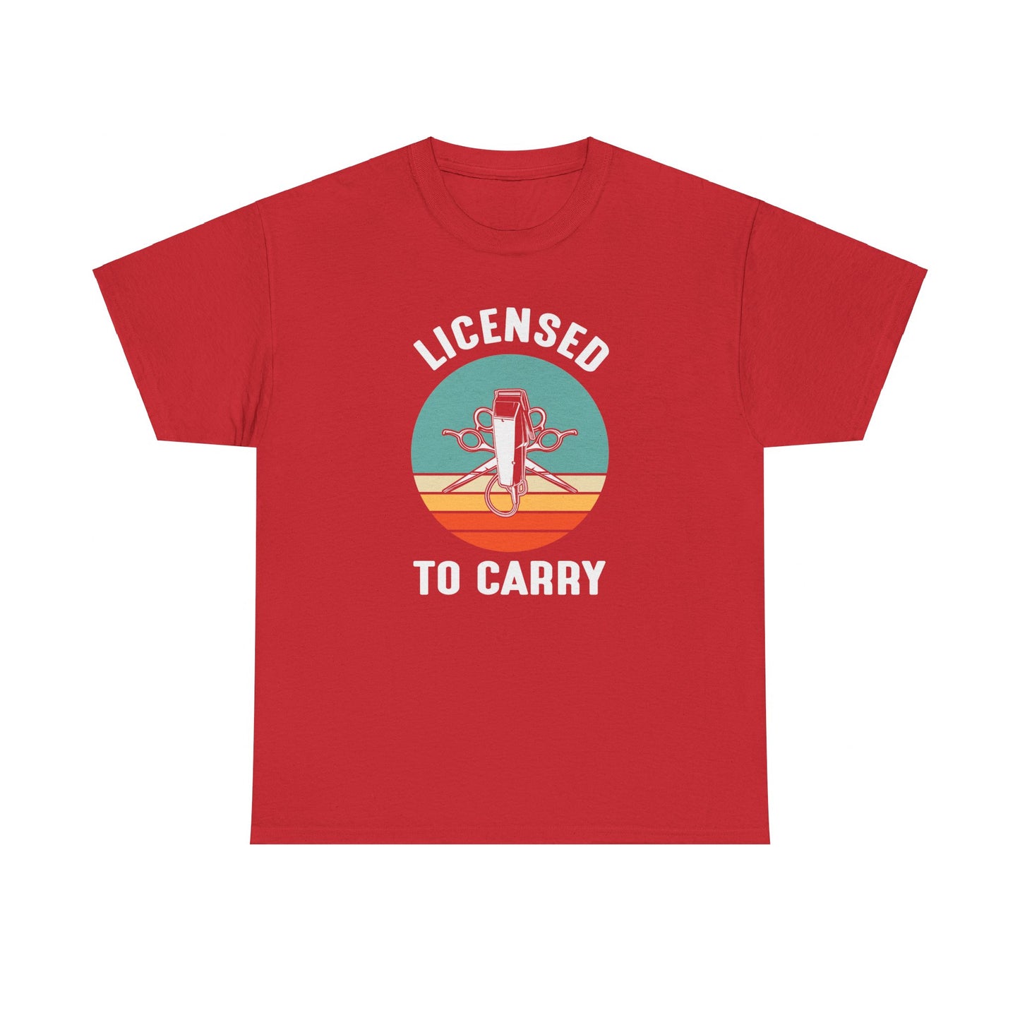Licensed To Carry Barber |Cotton Tee - Kim’s Signature Beauty & Accessories    