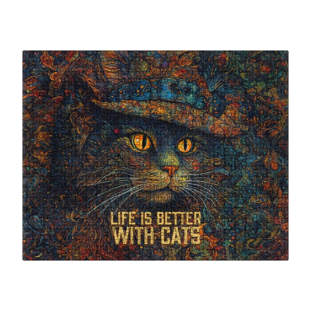 Life Is Better With Cats Large Puzzle - Kim’s Signature Beauty & Accessories    