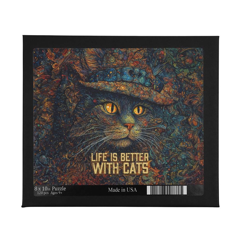 Life Is Better With Cats Puzzle - Kim’s Signature Beauty & Accessories    