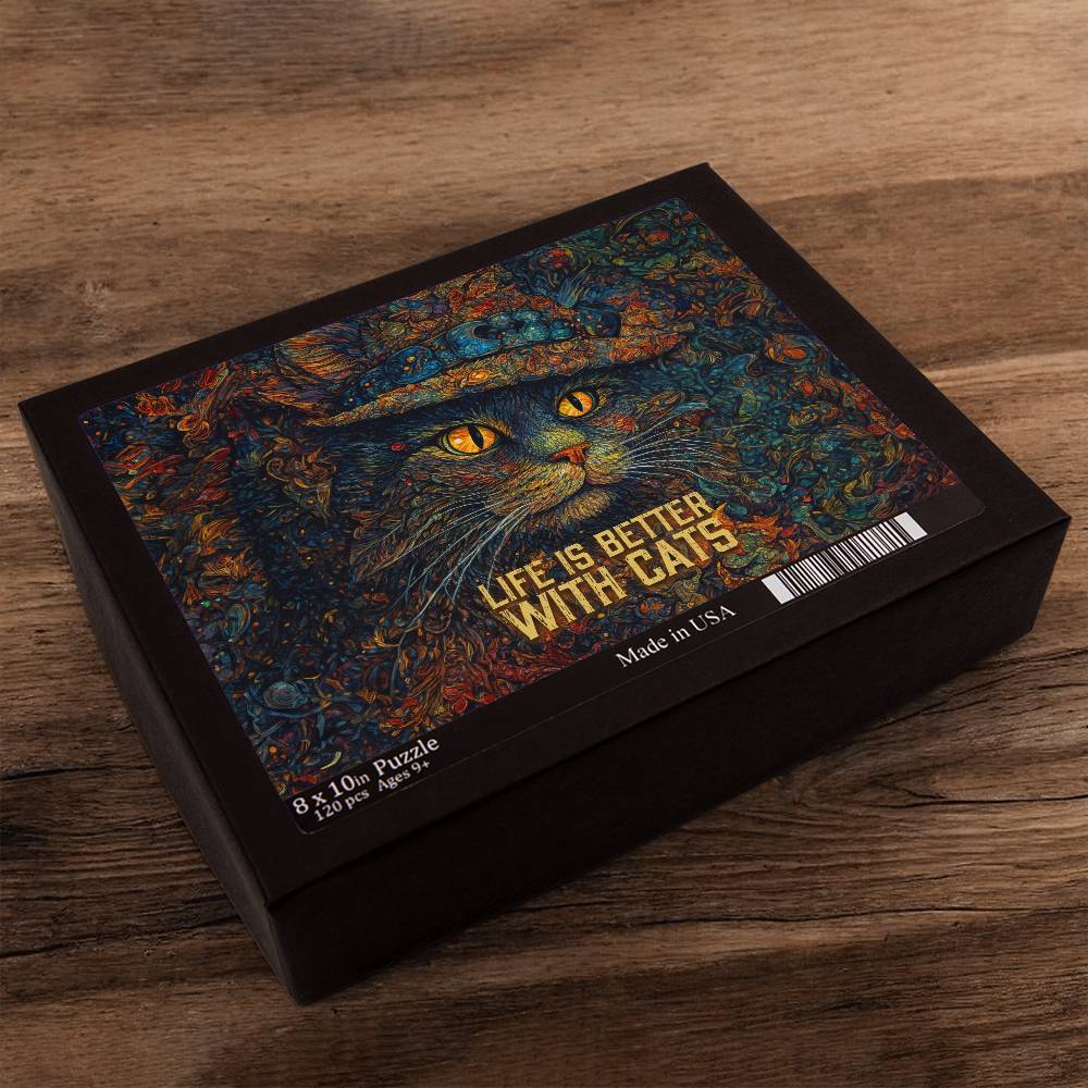 Life Is Better With Cats Puzzle - Kim’s Signature Beauty & Accessories    