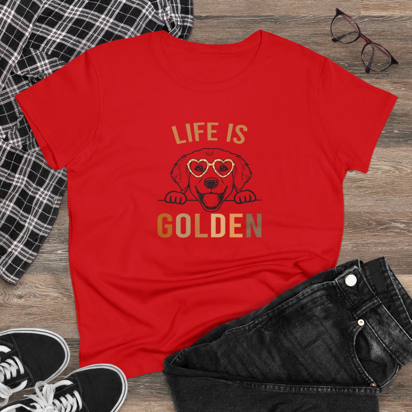 Life is Golden Tee - Kim’s Signature Beauty & Accessories    