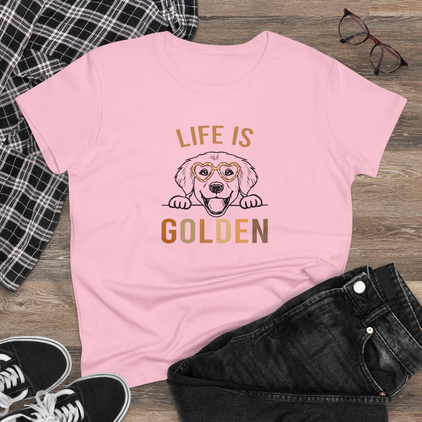 Life is Golden Tee - Kim’s Signature Beauty & Accessories    