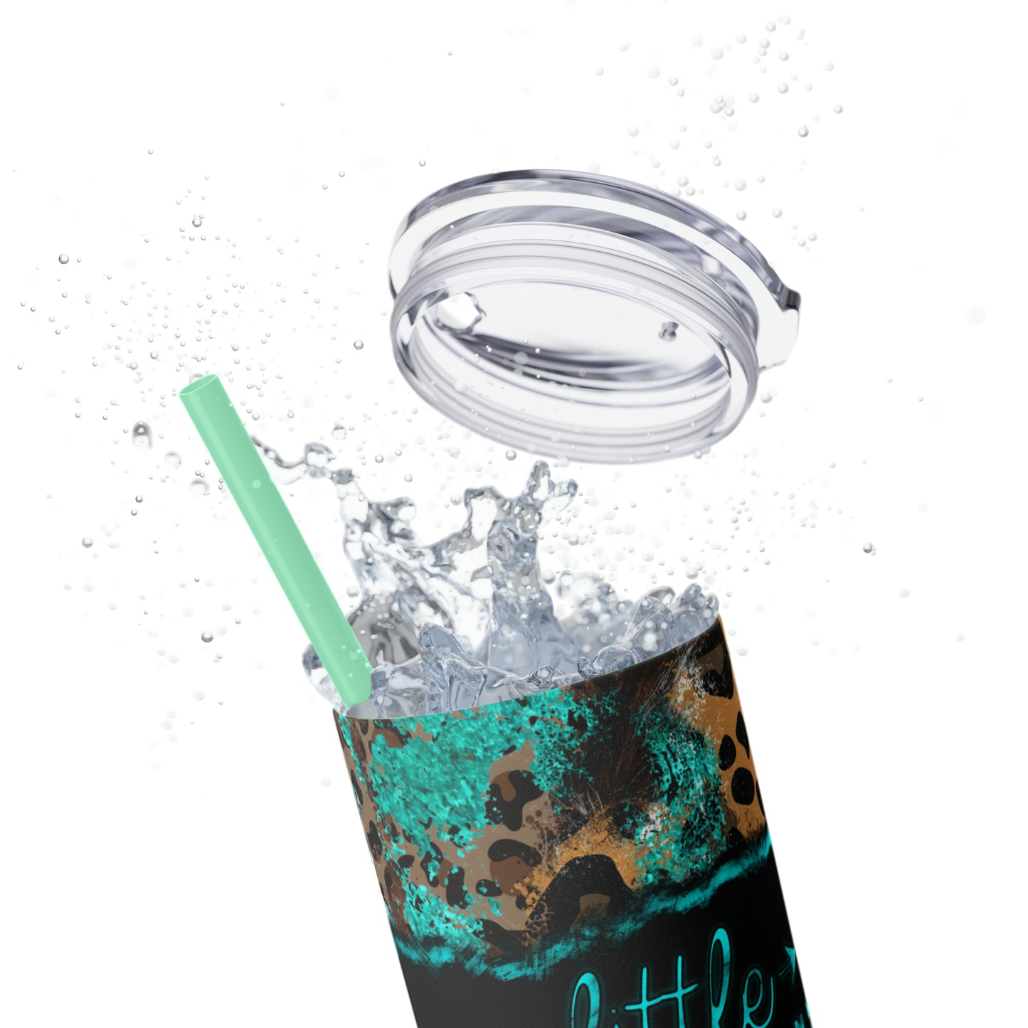 Little Bit A Country | Skinny Tumbler with Straw, 20oz - Kim’s Signature Beauty & Accessories    