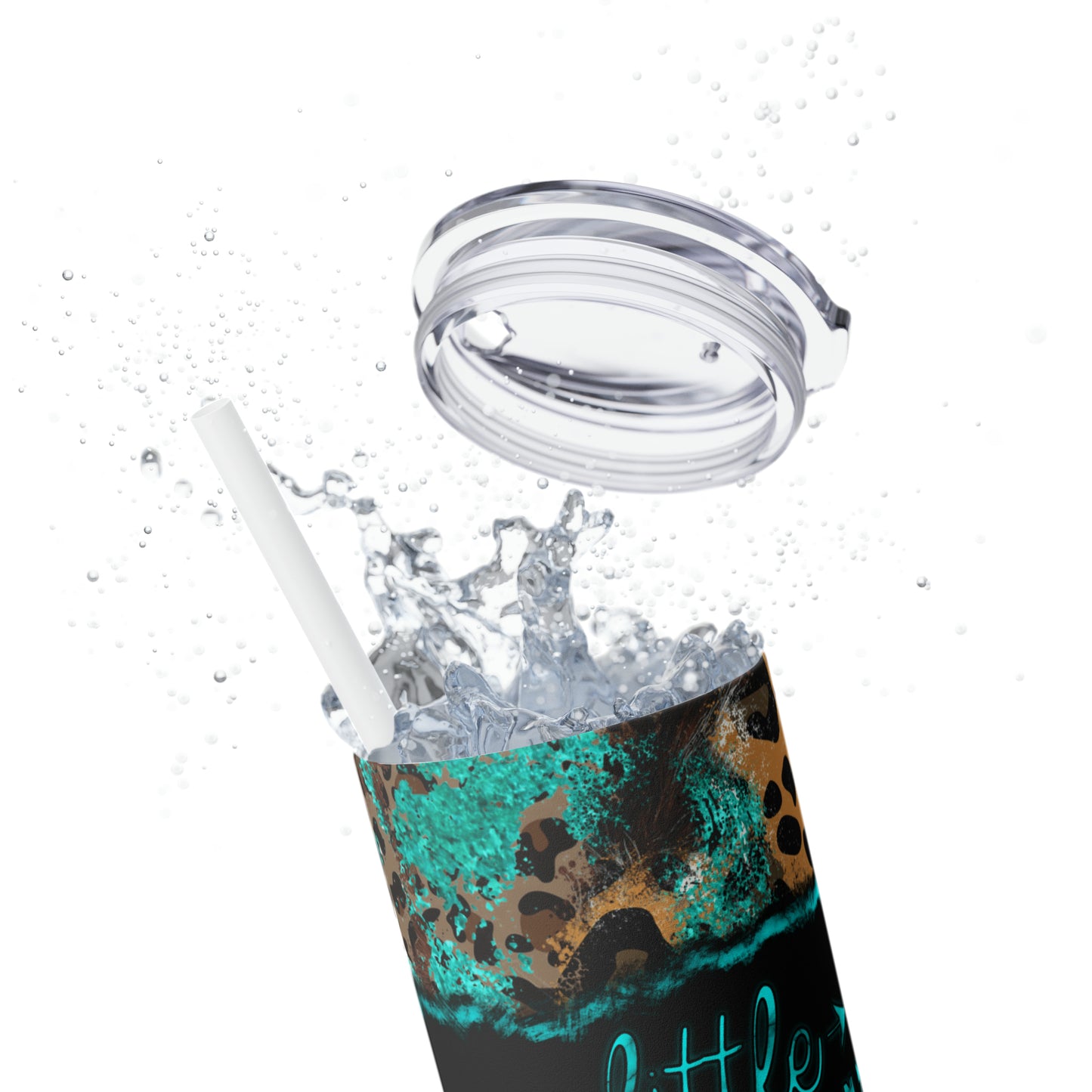 Little Bit A Country | Skinny Tumbler with Straw, 20oz - Kim’s Signature Beauty & Accessories    