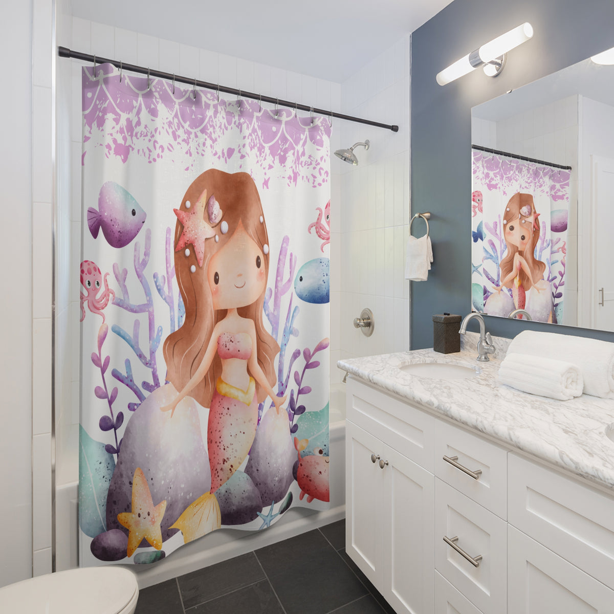 Little Mermaid | Shower Curtain - Kim’s Signature Beauty & Accessories