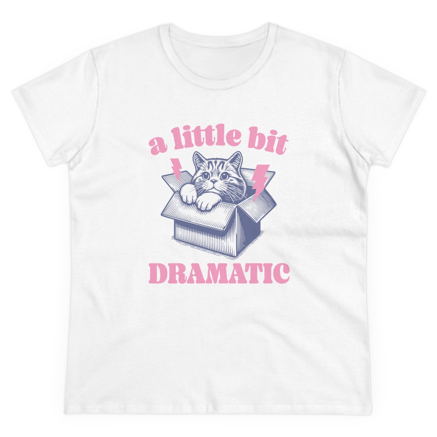 Little bit Dramatic Cat | Women's Midweight  Tee - Kim’s Signature Beauty & Accessories    