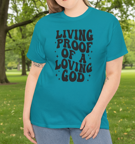 Living Proof of a living God Tee - Kim’s Signature Beauty & Accessories    