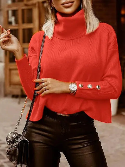 Loose Knitted Sweater Top - Kim’s Signature Beauty & Accessories    