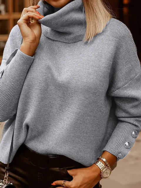 Loose Knitted Sweater Top - Kim’s Signature Beauty & Accessories    