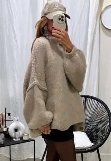 Loose Plus Size Pullover Sweater - Kim’s Signature Beauty & Accessories    