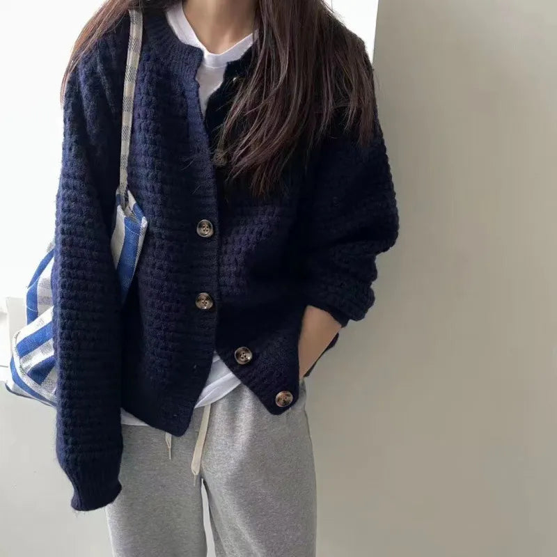 Loose Single-breasted Sweater/Coat - Kim’s Signature Beauty & Accessories    