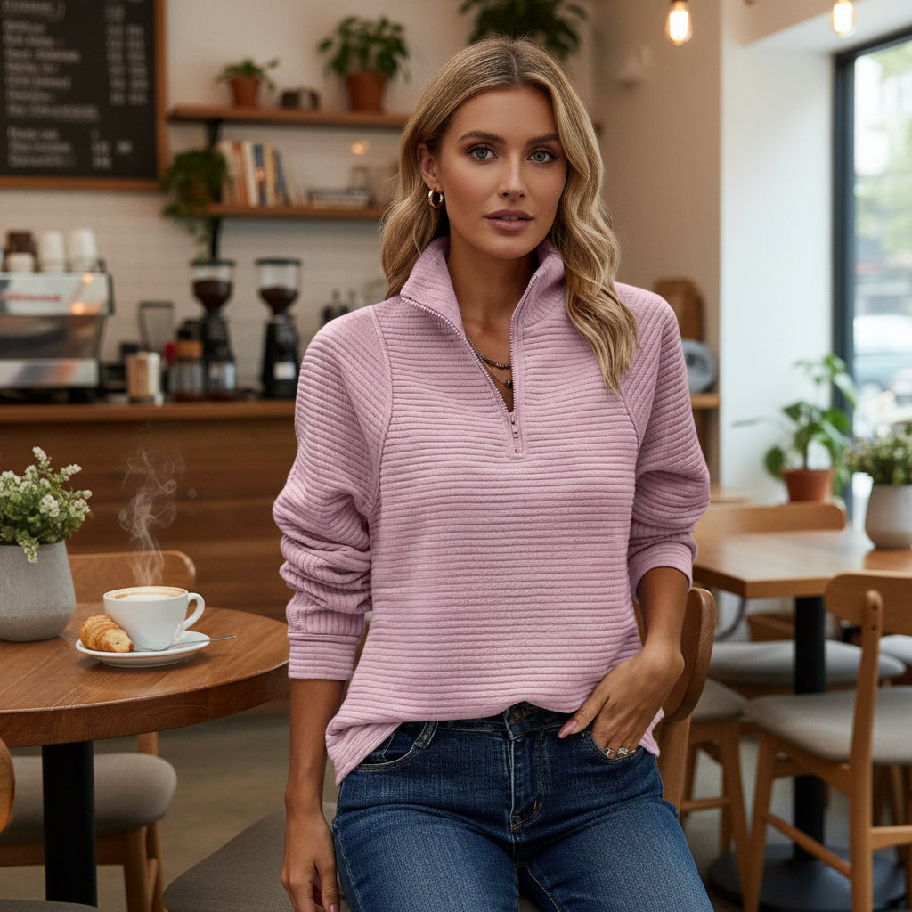 Loose Snake Bone Pattern Sweater - Kim’s Signature Beauty & Accessories    