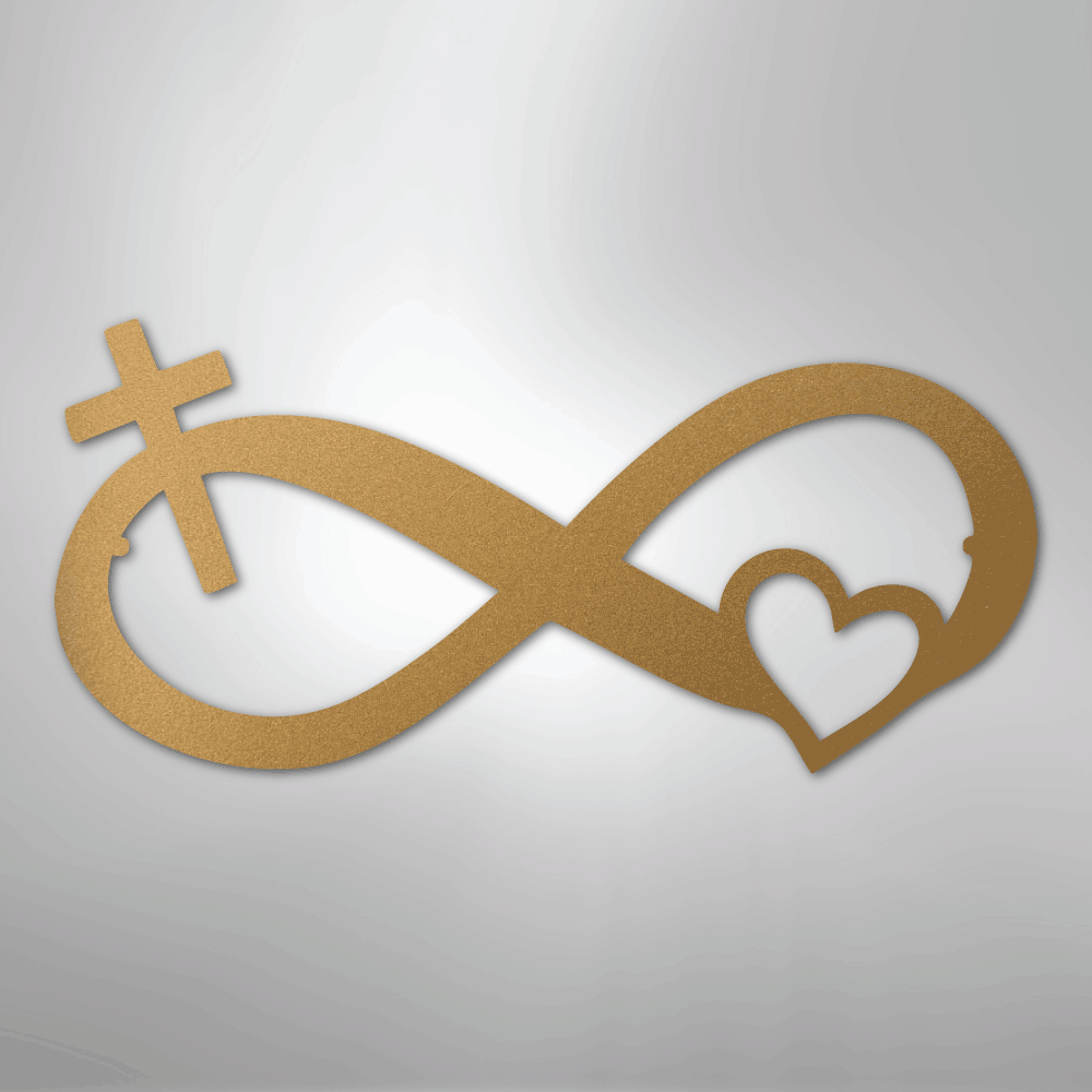 Lords Infinite Love - Steel Sign - Kim’s Signature Beauty & Accessories