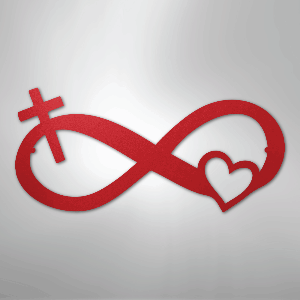 Lords Infinite Love - Steel Sign - Kim’s Signature Beauty & Accessories