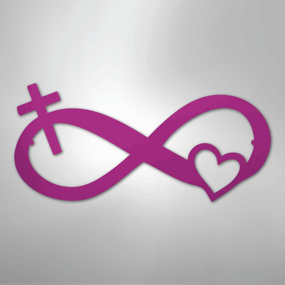 Lords Infinite Love - Steel Sign - Kim’s Signature Beauty & Accessories
