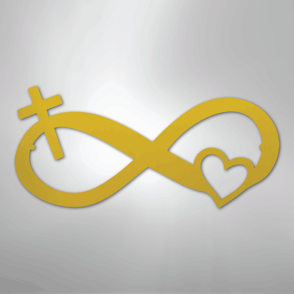 Lords Infinite Love - Steel Sign - Kim’s Signature Beauty & Accessories