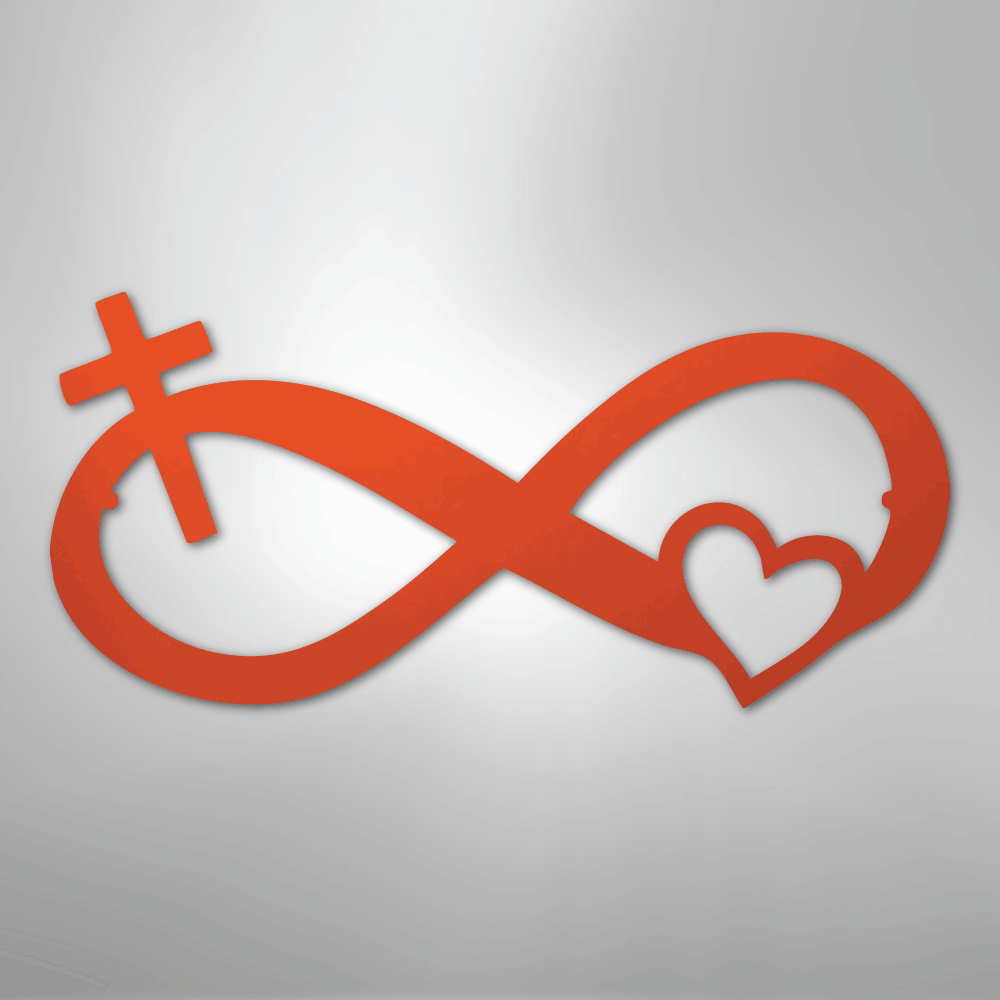 Lords Infinite Love - Steel Sign - Kim’s Signature Beauty & Accessories