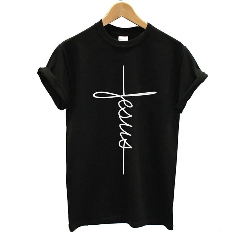 Love & Faith Print T Shirt - Kim’s Signature Beauty & Accessories    