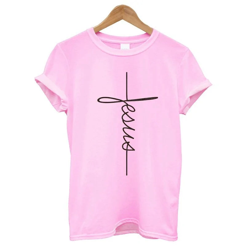 Love & Faith Print T Shirt - Kim’s Signature Beauty & Accessories    