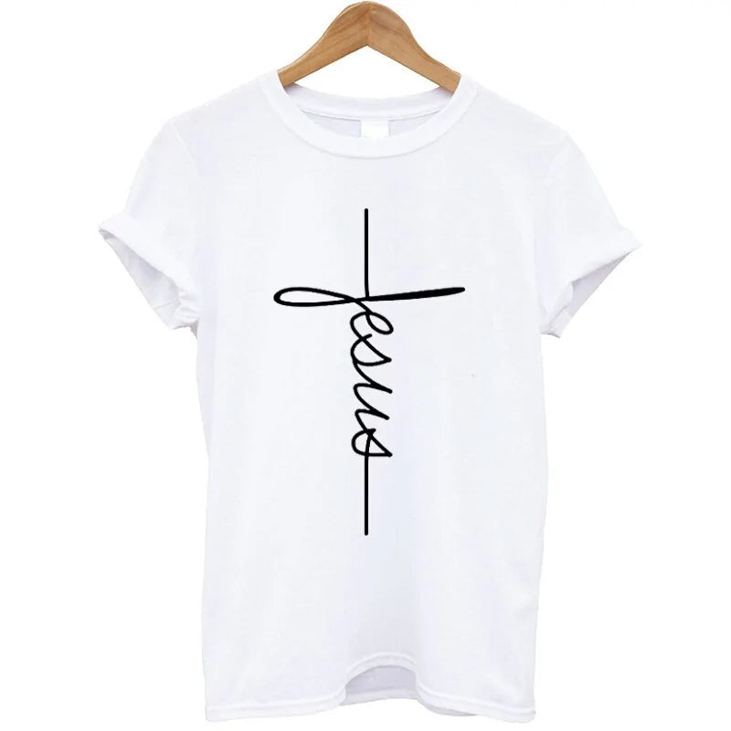 Love & Faith Print T Shirt - Kim’s Signature Beauty & Accessories    